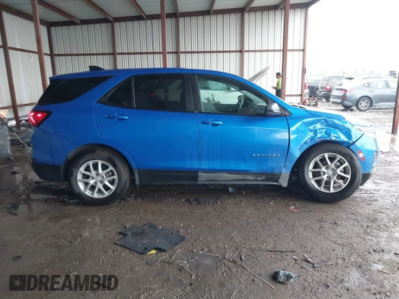 2024 Chevrolet Equinox LS with VIN 3GNAXHEG7RL123497, listed as a IAAI auction lot 42099988 with 43,777 mi miles and . Bid and sale history available at DreamBid. Image 13.