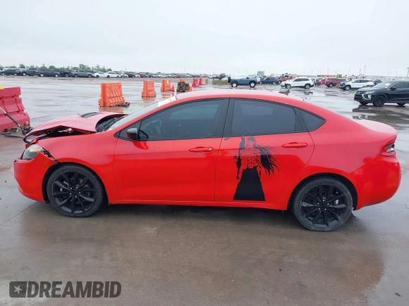 2016 Dodge Dart SXT with VIN 1C3CDFBB3GD732763, listed as a IAAI auction lot 41964873 with 139,815 mi miles. Bid and sale history available at carsss.com. Image 14.