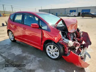 2010 Honda Fit Sport with VIN JHMGE8H4XAC033169, listed as a Copart auction lot 61175425 with 204,523 mi miles and Salvage title. Bid and sale history available at DreamBid. Image 4.