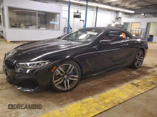 2021 BMW 8 Series 840i with VIN WBADZ4C08MCF18873, listed as a Copart auction lot 43263764 with 0 mi miles. Bid and sale history available at carsss.com. Image 1.