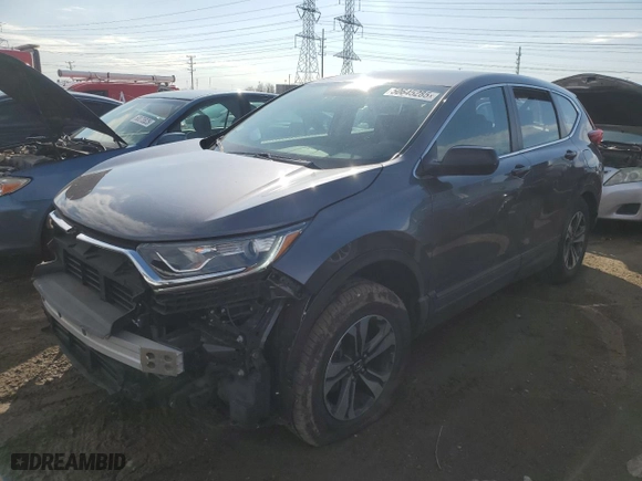 2019 Honda CR-V LX with VIN 2HKRW6H39KH218788, listed as a Copart auction lot 50645285 with 27,153 mi miles and Salvage Title. Bid and sale history available at carsss.com. Image 1.