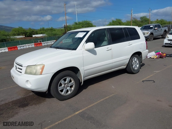 2003 Toyota Highlander with VIN JTEGF21A430080242, listed as a IAAI auction lot 41617649 with 154,705 mi miles. Bid and sale history available at carsss.com. Image 17.