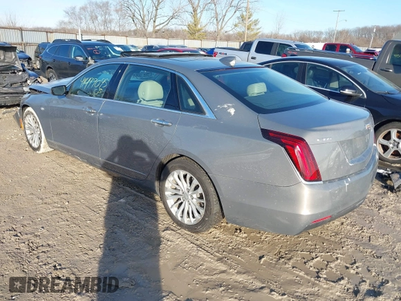 2018 Cadillac CT6 RWD with VIN 1G6KA5RX1JU117425, listed as a IAAI auction lot 41499095 with 83,428 mi miles and . Bid and sale history available at DreamBid. Image 3.