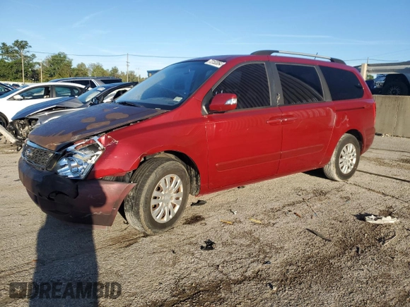 2011 Kia Sedona LX with VIN KNDMG4C78B6410543, listed as a Copart auction lot 73153064 with 149,751 mi miles and Non Repairable. Bid and sale history available at carsss.com. Image 1.