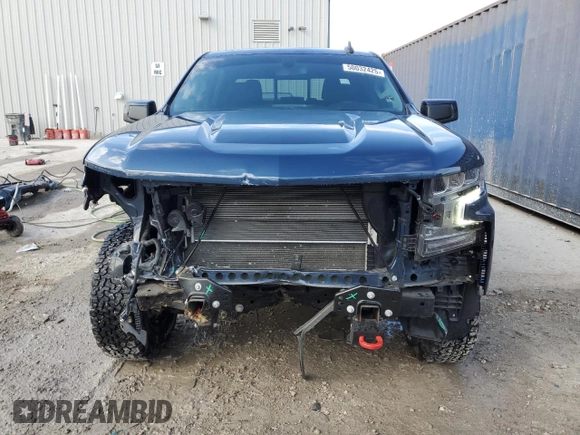 2021 Chevrolet Silverado 1500 LT Trail Boss with VIN 1GCPYFED9MZ349276, listed as a Copart auction lot 50032425 with 69,099 mi miles and Salvage Title. Bid and sale history available at DreamBid. Image 5.