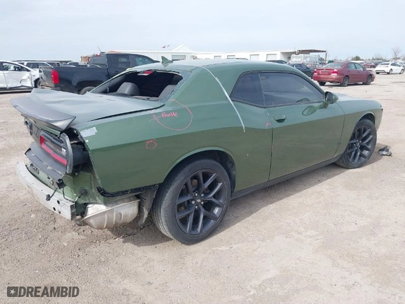 2020 Dodge Challenger SXT with VIN 2C3CDZAG0LH110276, listed as a IAAI auction lot 41734314 with 77,123 mi miles. Bid and sale history available at carsss.com. Image 4.