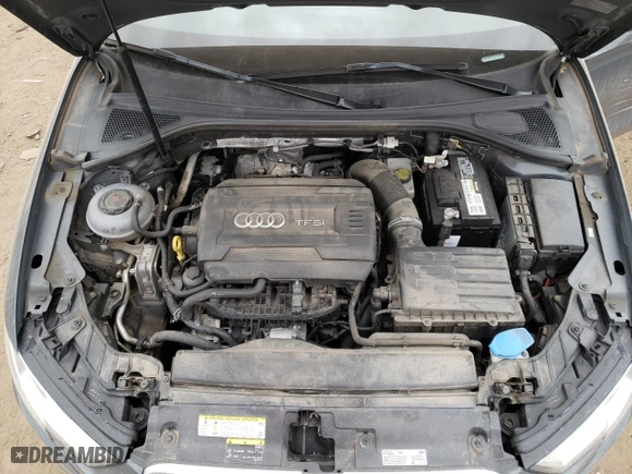 2018 Audi A3 Sedan Premium with VIN WAUB8GFF0J1018464, listed as a Copart auction lot 48275523 with 57,826 mi miles. Bid and sale history available at carsss.com. Image 11.