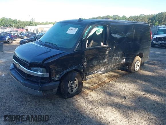 2016 Chevrolet Express Cargo with VIN 1GCWGAFF5G1156045, listed as a IAAI auction lot 42547185 with 166,535 mi miles and . Bid and sale history available at DreamBid. Image 2.