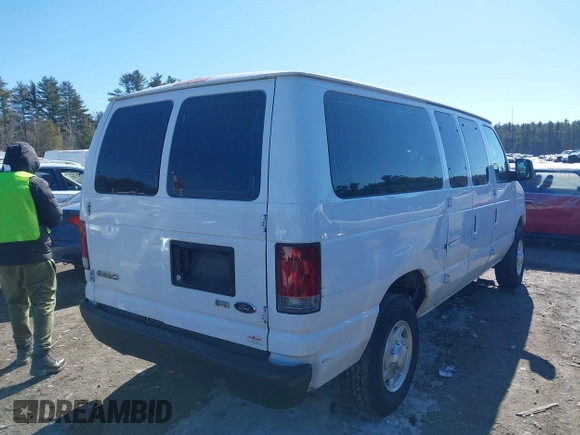 2010 Ford Econoline Cargo Commercial with VIN 1FTNE2EW7ADA24421, listed as a IAAI auction lot 41693968 with 128,836 mi miles and . Bid and sale history available at DreamBid. Image 4.