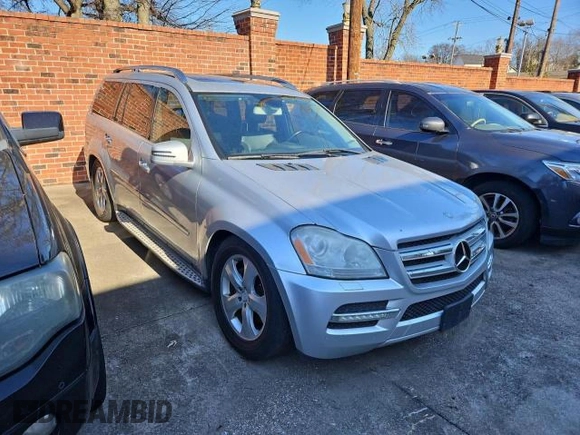 2012 Mercedes-Benz GL 450 with VIN 4JGBF7BE1CA777189, listed as a Copart auction lot 86546804 with 213,114 mi miles and Clean Title. Bid and sale history available at DreamBid. Image 1.