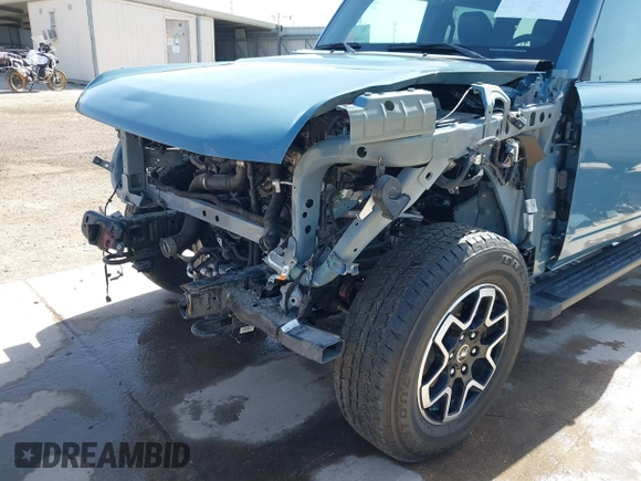2023 Ford Bronco с VIN 1FMEE5DP0PLC07598, выставлен на аукционе IAAI как лот 41800965 с пробегом 14 392 миль миль и . История ставок и продаж доступна на DreamBid. Изображение 6.
