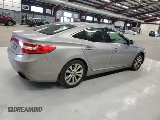 2012 Hyundai Azera with VIN KMHFG4JG0CA187081, listed as a Copart auction lot 73174844 with 137,080 mi miles and Salvage Title. Bid and sale history available at carsss.com. Image 3.
