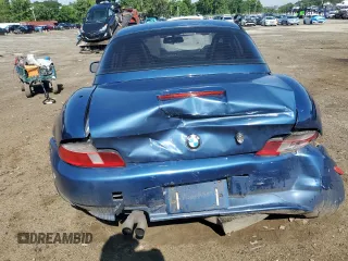2000 BMW Z3 2.5 with VIN WBACH9341YLF88574, listed as a Copart auction lot 41901735 with 395,118 mi miles and Non repairable. Bid and sale history available at DreamBid. Image 6.