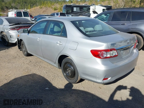 2011 Toyota Corolla L with VIN 2T1BU4EE1BC727312, listed as a IAAI auction lot 41687051 with 154,359 mi miles. Bid and sale history available at carsss.com. Image 3.