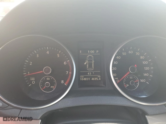 2010 Volkswagen Golf with VIN WVWBB7AJ9AW238494, listed as a Copart auction lot 73695044 with 104,831 mi miles and Salvage Title. Bid and sale history available at carsss.com. Image 9.