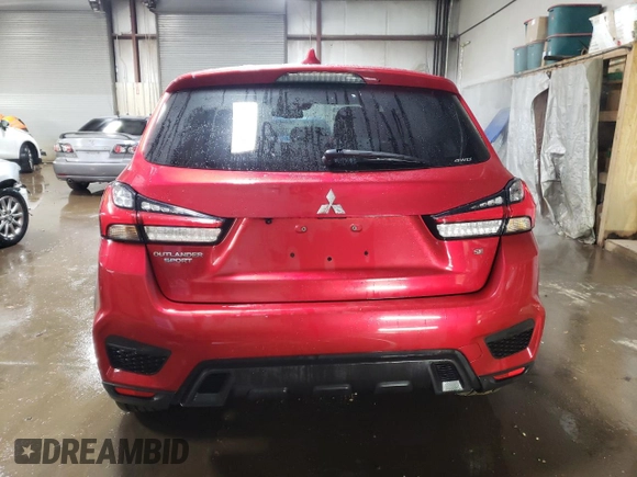 2020 Mitsubishi Outlander Sport ES 2.0 with VIN JA4AR3AU8LU019917, listed as a Copart auction lot 44943745 with 98,668 mi miles and Salvage Title. Bid and sale history available at carsss.com. Image 6.