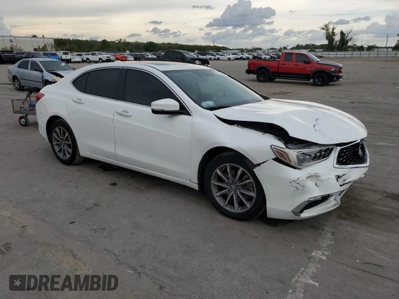 2018 Acura TLX w/Technology Pkg with VIN 19UUB1F56JA001140, listed as a Copart auction lot 66052453 with 84,248 mi miles. Bid and sale history available at carsss.com. Image 4.