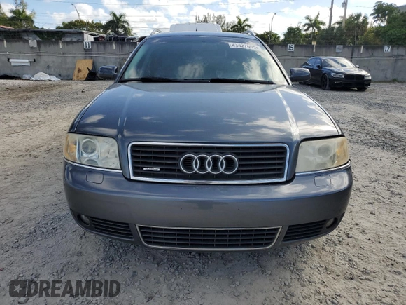 2004 Audi A6 with VIN WAUVT64B64N041556, listed as a Copart auction lot 43427665 with 159,957 mi miles and Salvage Title. Bid and sale history available at carsss.com. Image 5.