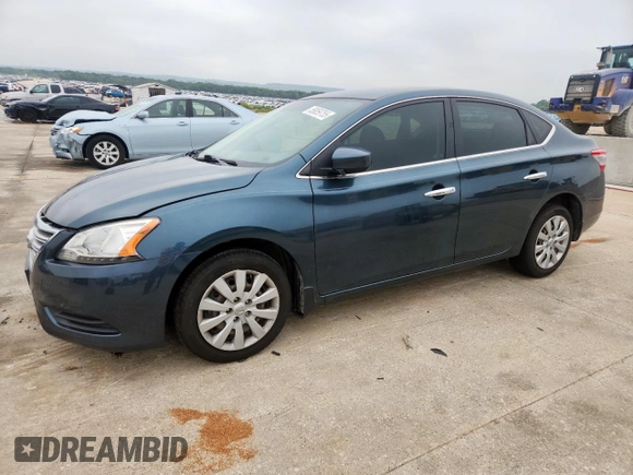 2014 Nissan Sentra SV with VIN 3N1AB7AP3EY328581, listed as a Copart auction lot 58059755 with 101,863 mi miles and Salvage title. Bid and sale history available at DreamBid. Image 1.