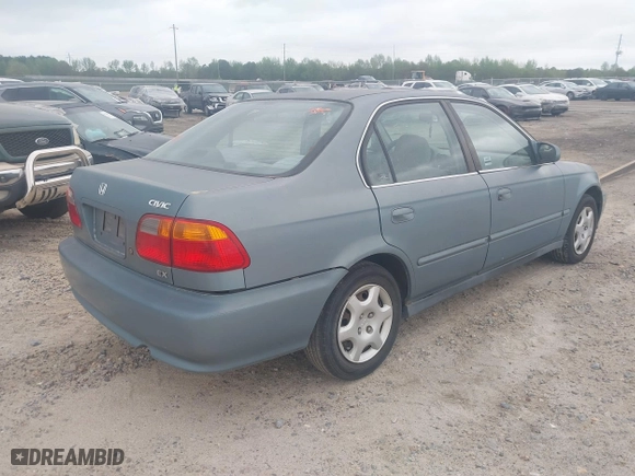 2000 Honda Civic EX with VIN 2HGEJ8648YH601225, listed as a IAAI auction lot 41945291 with 112,853 mi miles. Bid and sale history available at carsss.com. Image 4.