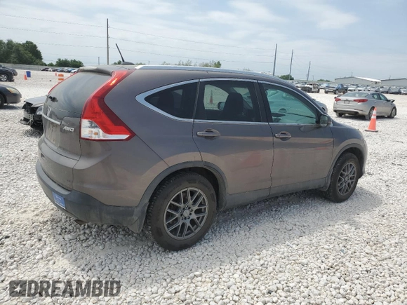2014 Honda CR-V EX-L with VIN 2HKRM4H72EH637437, listed as a Copart auction lot 52872165 with 106,052 mi miles and Salvage Title. Bid and sale history available at carsss.com. Image 3.