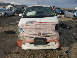 2016 FIAT 500e with VIN 3C3CFFGE0GT180310, listed as a Copart auction lot 87193504 with 43,999 mi miles and Salvage Title. Bid and sale history available at carsss.com. Image 5.