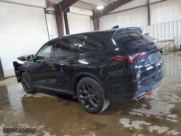 2023 Acura MDX w/A-Spec Package with VIN 5J8YE1H08PL010106, listed as a Copart auction lot 47540725 with 43,391 mi miles and Salvage Title. Bid and sale history available at carsss.com. Image 2.