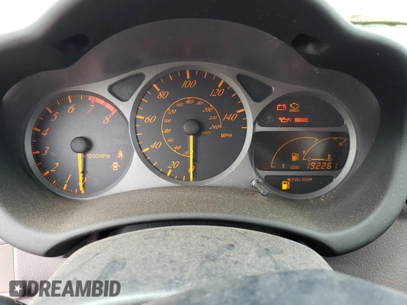 2001 Toyota Celica GT with VIN JTDDR32T210087708, listed as a Copart auction lot 53584065 with 192,261 mi miles and Clean title. Bid and sale history available at DreamBid. Image 9.