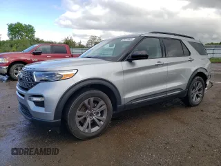 2022 Ford Explorer XLT z VIN 1FMSK8DH7NGB94067, wystawiony jako Copart lot #58019535 z przebiegiem 39 824 mil mil oraz Szkoda całkowita • Salvage title. Historia ofert i sprzedaży dostępna na DreamBid. Obrazek 1.