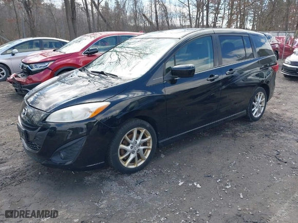 2012 Mazda Mazda5 Touring with VIN JM1CW2CL8C0111574, listed as a IAAI auction lot 41999112 with 126,963 mi miles. Bid and sale history available at carsss.com. Image 2.