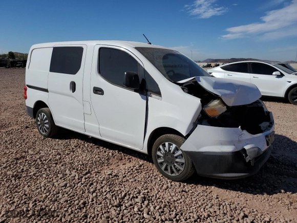 2015 Chevrolet City Express Cargo Van LS with VIN 3N63M0YN7FK699529, listed as a Copart auction lot 46187635 with 122,193 mi miles and Salvage Title. Bid and sale history available at carsss.com. Image 4.