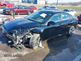 2023 Hyundai Elantra SEL with VIN KMHLS4AG4PU606765, listed as a IAAI auction lot 41056438 with 24,137 mi miles and . Bid and sale history available at DreamBid. Image 18.
