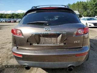 2008 Infiniti FX with VIN JNRAS08W08X205439, listed as a Copart auction lot 68910754 with 198,007 mi miles and Salvage Title. Bid and sale history available at carsss.com. Image 6.