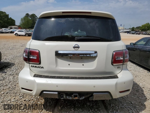 2019 Nissan Armada SL with VIN JN8AY2ND2KX008457, listed as a Copart auction lot 53707565 with 115,497 mi miles and Clean Title. Bid and sale history available at carsss.com. Image 6.