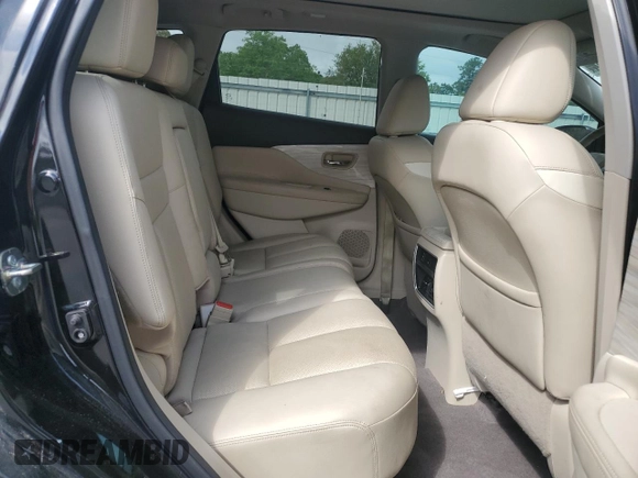 2017 Nissan Murano SL z VIN 5N1AZ2MG4HN185967, wystawiony jako Copart lot #51345485 z przebiegiem 72 081 mil mil oraz Szkoda całkowita • Salvage title. Historia ofert i sprzedaży dostępna na DreamBid. Obrazek 11.