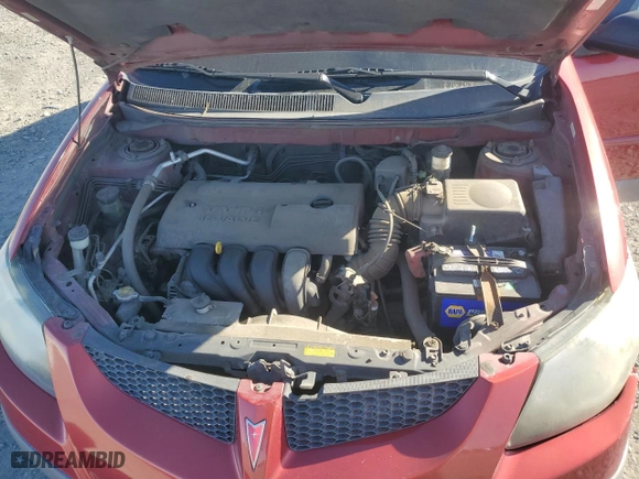 2003 Pontiac Vibe with VIN 5Y2SM62873Z480007, listed as a Copart auction lot 75499204 with 130,857 mi miles and Salvage Title. Bid and sale history available at carsss.com. Image 12.
