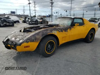 1977 Chevrolet Corvette z VIN 1Z37L7S430874, wystawiony jako Copart lot #80905274 z przebiegiem 25 978 mil mil oraz Nie do naprawy • Non repairable. Historia ofert i sprzedaży dostępna na DreamBid. Obrazek 1.