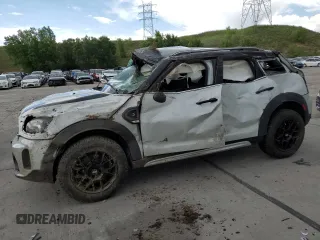 2022 MINI Countryman Cooper S z VIN WMZ83BR02N3N89051, wystawiony jako Copart lot #60928585 z przebiegiem Nie podano mil oraz Szkoda całkowita • Salvage title. Historia ofert i sprzedaży dostępna na DreamBid. Obrazek 1.