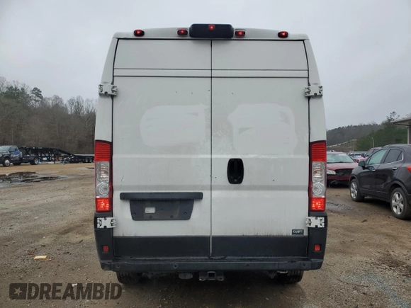 2020 Ram ProMaster Cargo with VIN 3C6TRVDG3LE124337, listed as a Copart auction lot 86795794 with 142,350 mi miles and Salvage Title. Bid and sale history available at carsss.com. Image 6.