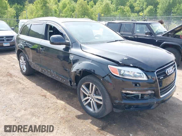 2007 Audi Q7 Premium Plus with VIN WA1EY74L97D030932, listed as a IAAI auction lot 42454256 with 110,871 mi miles and . Bid and sale history available at DreamBid. Image 1.