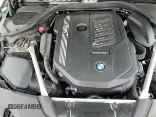 2021 BMW 5 Series 540i xDrive with VIN WBA73BJ01MCF46374, listed as a Copart auction lot 55096015 with 38,960 mi miles and Salvage title. Bid and sale history available at DreamBid. Image 14.