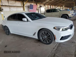 2019 BMW 5 Series 530i with VIN WBAJA5C52KBX87088, listed as a Copart auction lot 44159455 with 72,793 mi miles and Salvage Title. Bid and sale history available at DreamBid. Image 4.