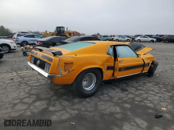 1970 Ford Mustang z VIN 0T02H149716, wystawiony jako Copart lot #78257704 z przebiegiem 3 658 mil mil oraz Szkoda całkowita • Salvage title. Historia ofert i sprzedaży dostępna na DreamBid. Obrazek 3.