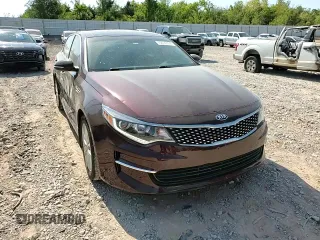 2018 Kia Optima EX with VIN 5XXGU4L33JG261171, listed as a Copart auction lot 75410104 with 66,357 mi miles and Salvage Title. Bid and sale history available at carsss.com. Image 10.
