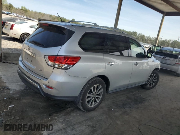 2016 Nissan Pathfinder SV with VIN 5N1AR2MN7GC658916, listed as a Copart auction lot 50705275 with 170,982 mi miles and Salvage title. Bid and sale history available at DreamBid. Image 3.