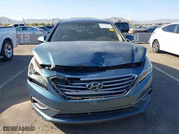 2016 Hyundai Sonata 2.4L SE with VIN 5NPE24AF9GH433954, listed as a IAAI auction lot 41980518 with 124,351 mi miles. Bid and sale history available at carsss.com. Image 6.