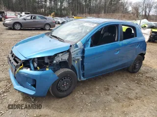 2024 Mitsubishi Mirage ES z VIN ML32AUHJ6RH000242, wystawiony jako Copart lot #52795295 z przebiegiem 8 978 mil mil oraz Szkoda całkowita • Salvage title. Historia ofert i sprzedaży dostępna na DreamBid. Obrazek 1.
