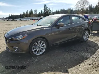 2014 Mazda 3 S Grand Touring with VIN JM1BM1M34E1203482, listed as a Copart auction lot 50579735 with 43,383 mi miles and Salvage Title. Bid and sale history available at DreamBid. Image 1.