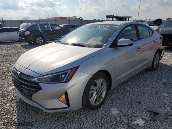 2019 Hyundai Elantra Preferred with VIN KMHD84LF8KU746320, listed as a Copart auction lot 71712984 with 112,343 mi miles and Salvage Title. Bid and sale history available at carsss.com. Image 1.