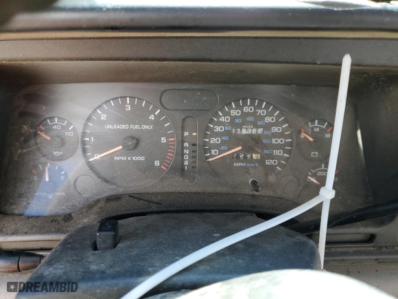1996 Dodge Ram 1500 with VIN 1B7HF16Z2TS559281, listed as a Copart auction lot 48522865 with 118,368 mi miles and Non Repairable. Bid and sale history available at carsss.com. Image 9.